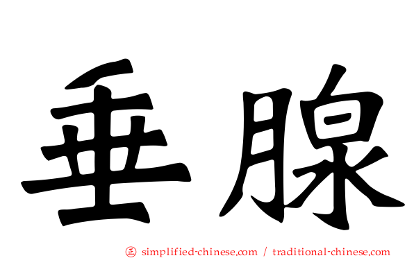 垂腺