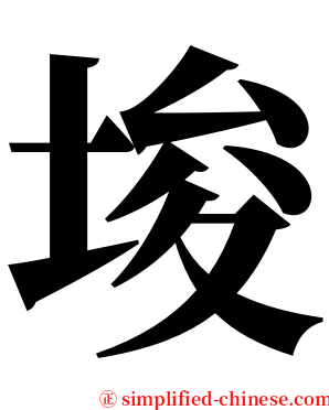 埈 serif font