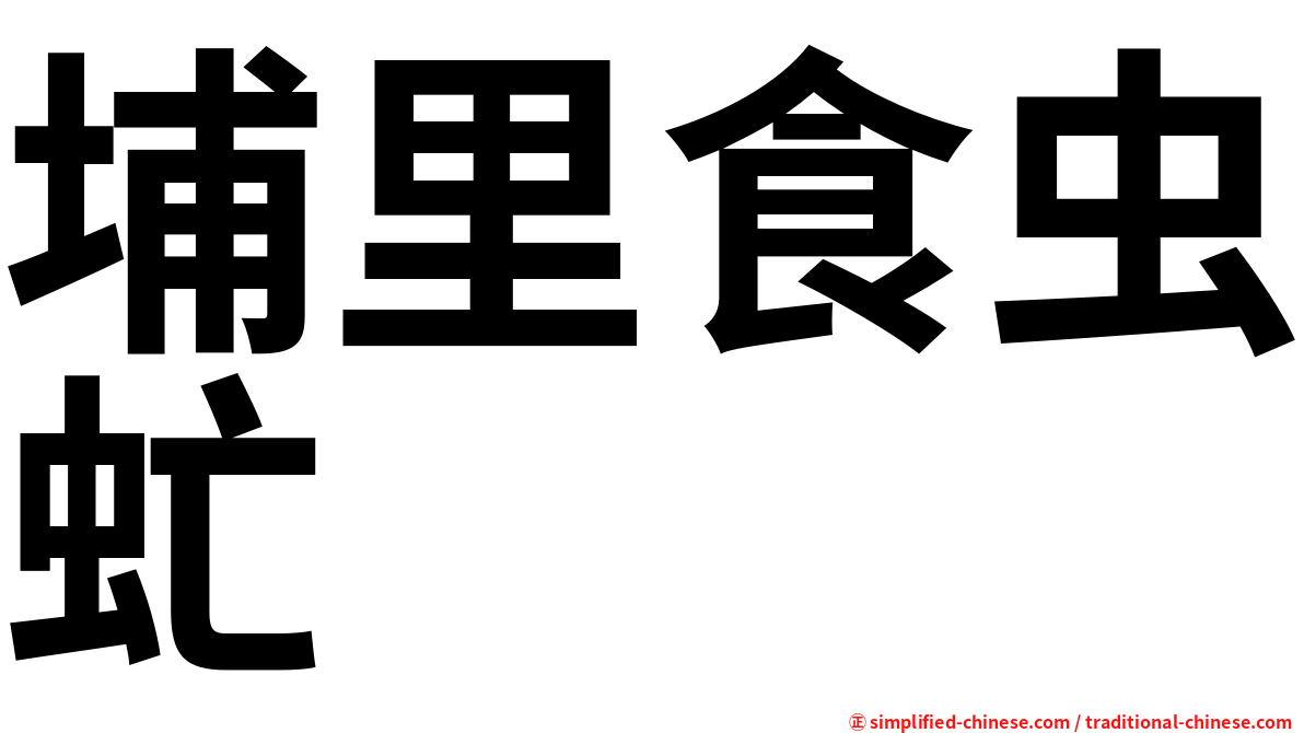 埔里食虫虻