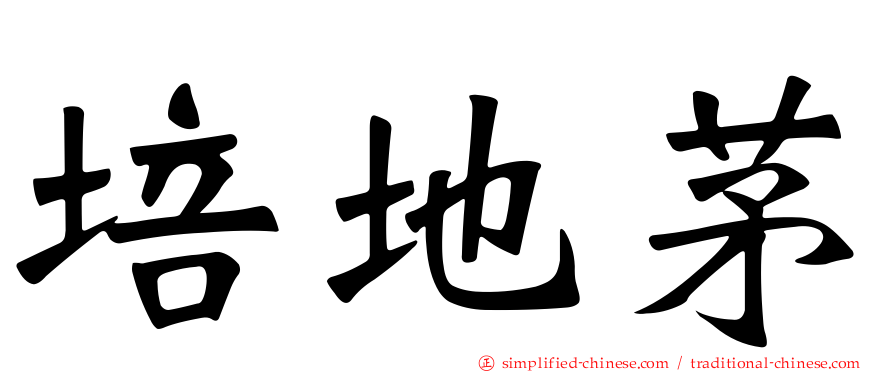 培地茅