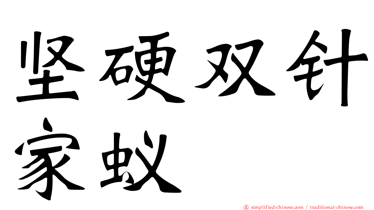 坚硬双针家蚁