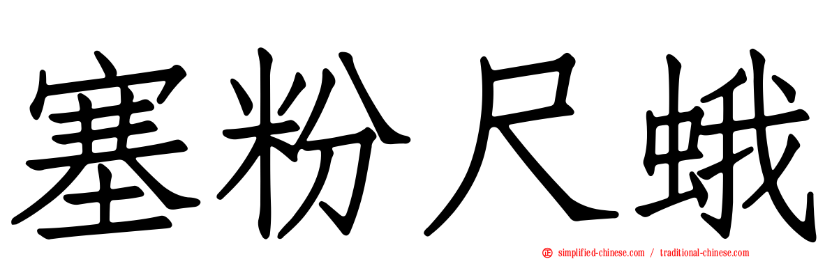 塞粉尺蛾