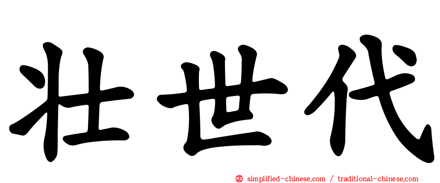 壮世代