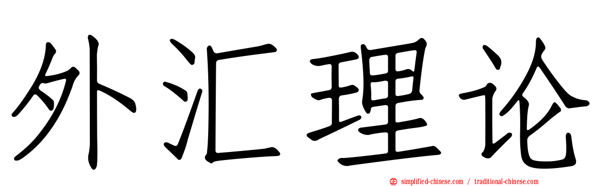 外汇理论