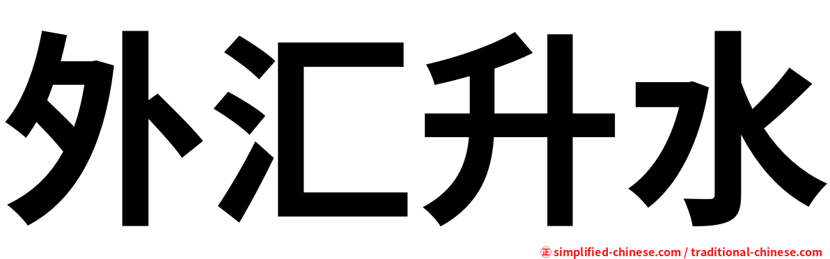 外汇升水