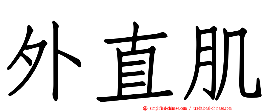 外直肌