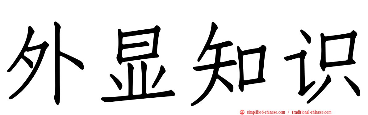 外显知识