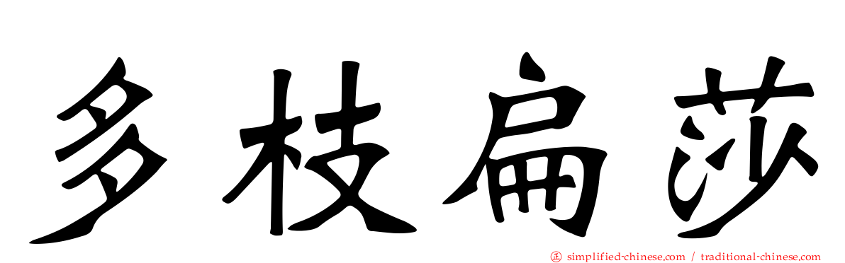 多枝扁莎