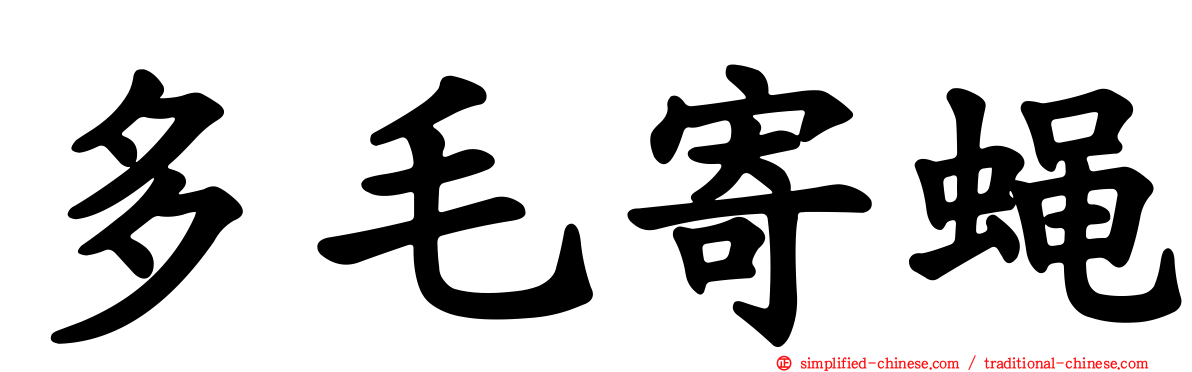 多毛寄蝇