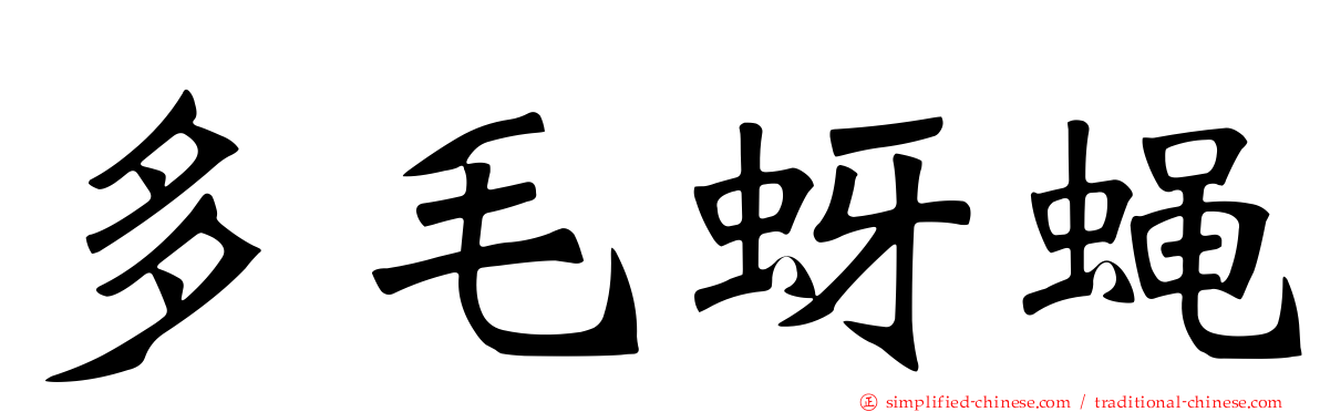 多毛蚜蝇