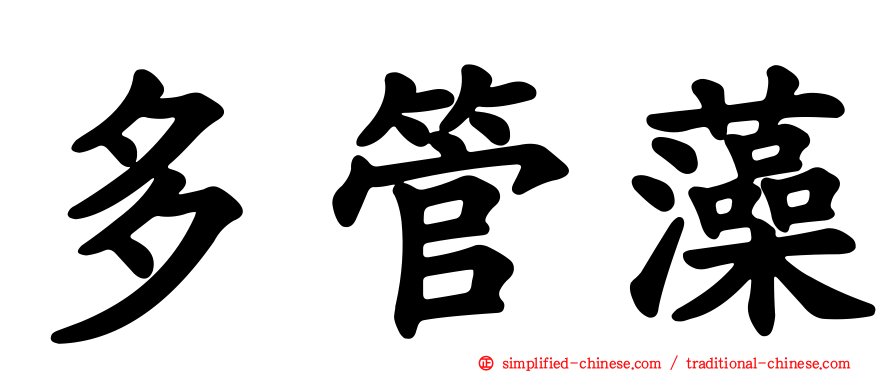 多管藻