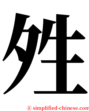 夝 serif font