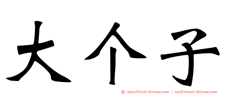 大个子