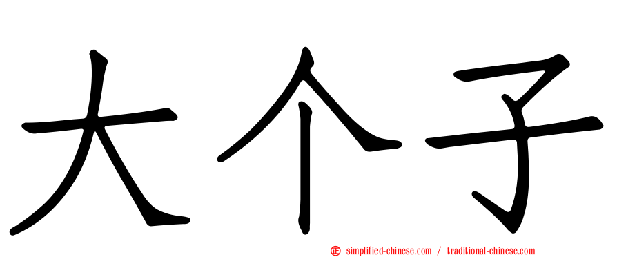 大个子