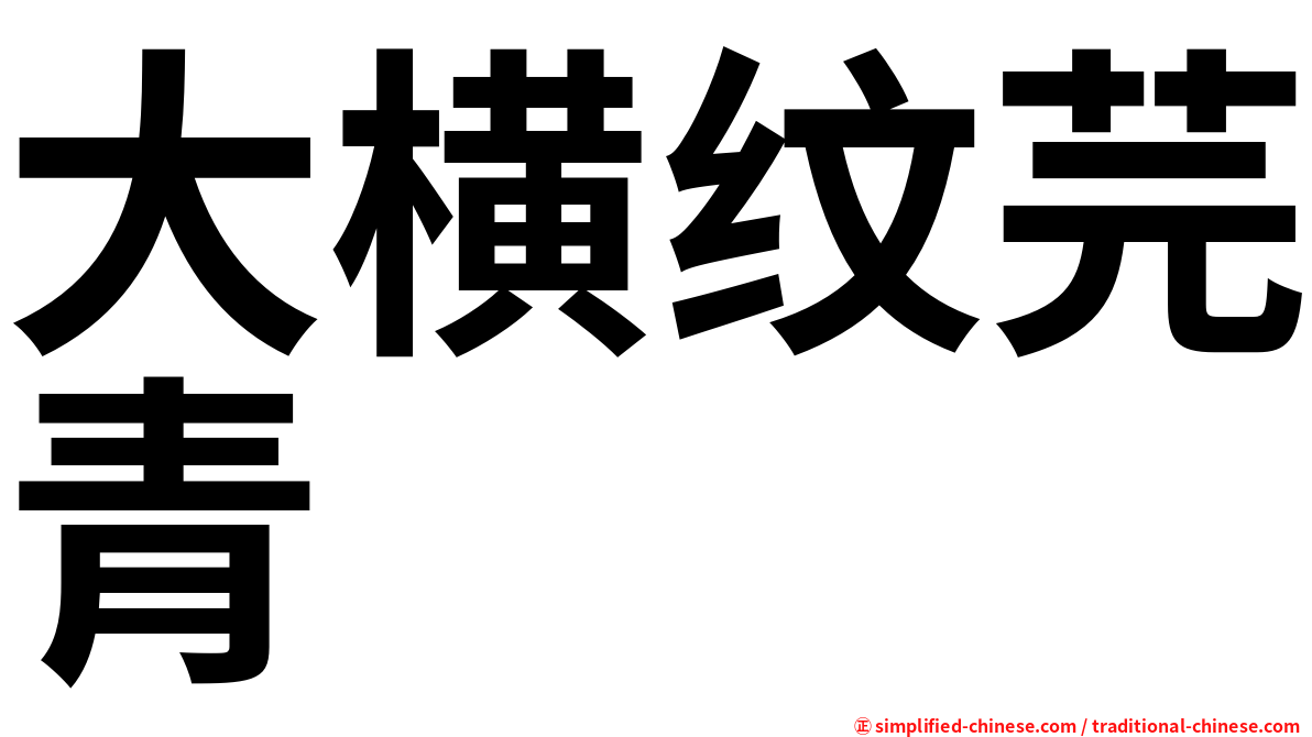 大横纹芫青