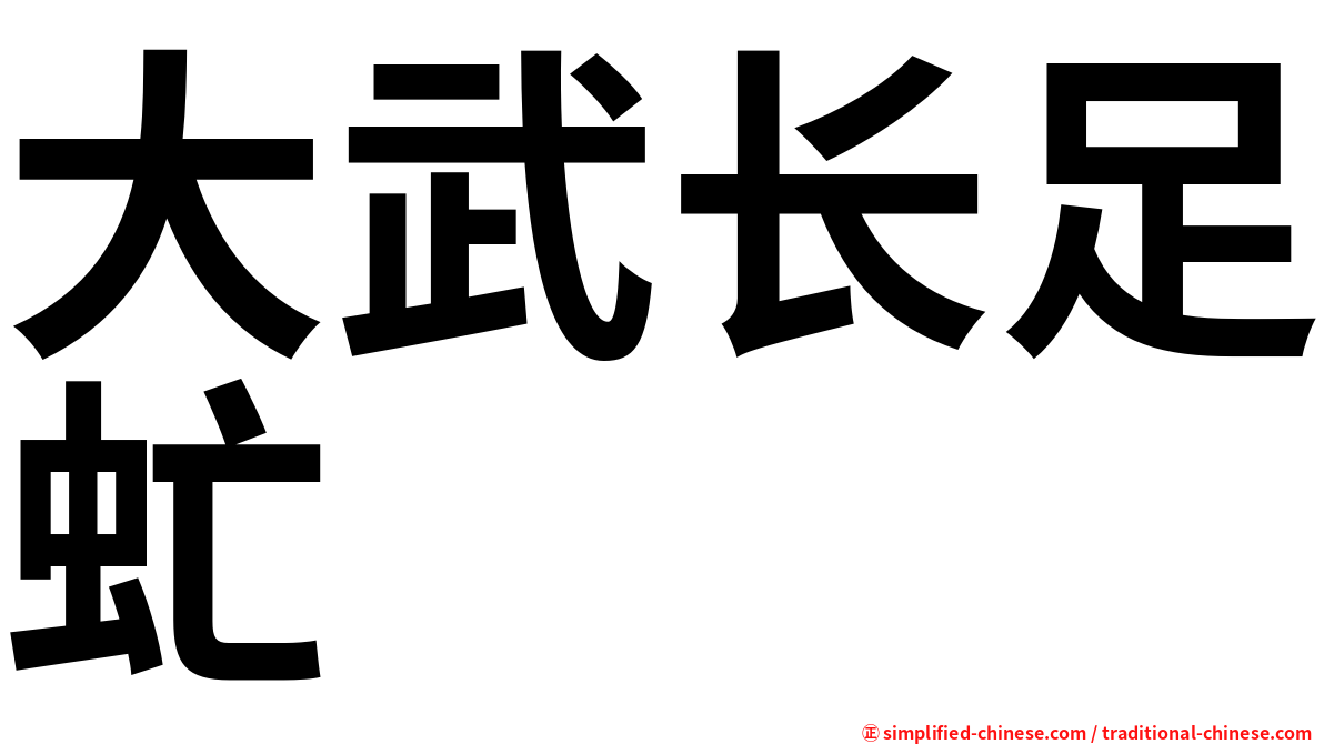 大武长足虻