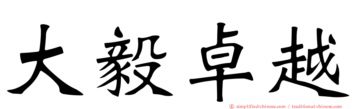 大毅卓越