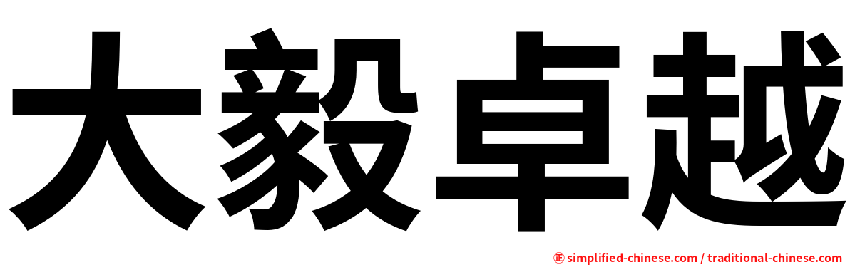 大毅卓越