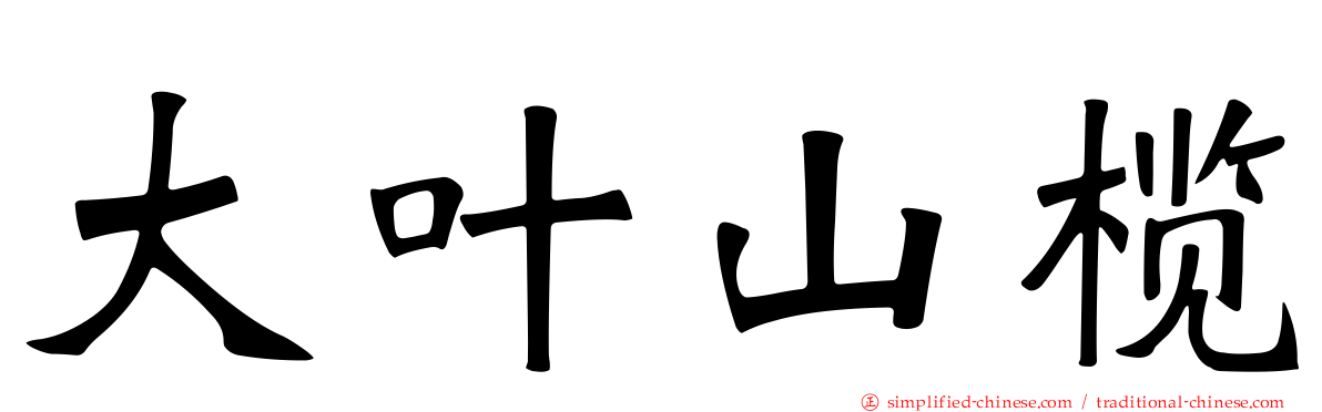 大叶山榄