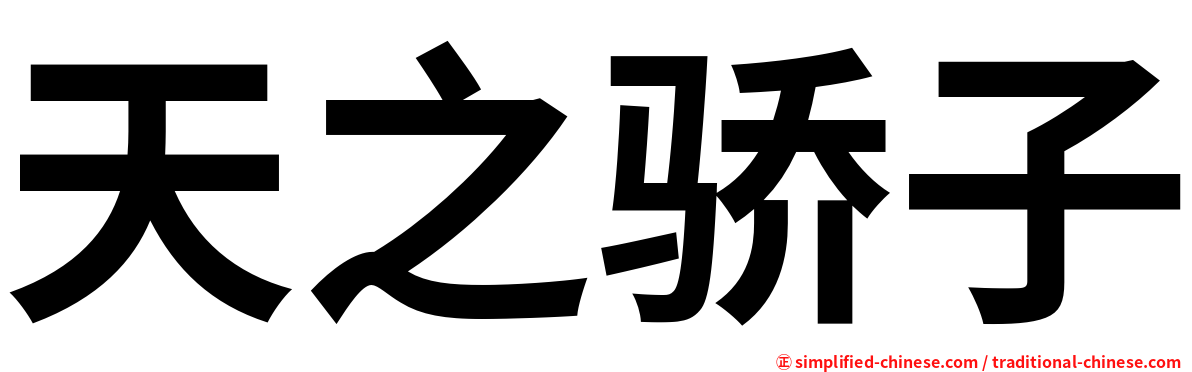 天之骄子