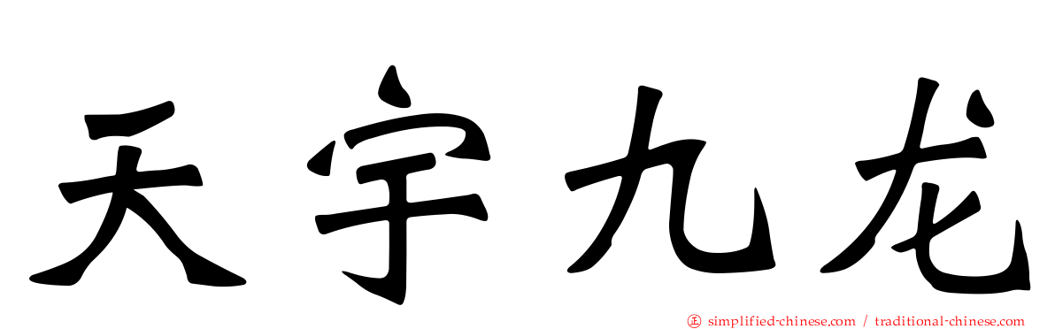 天宇九龙