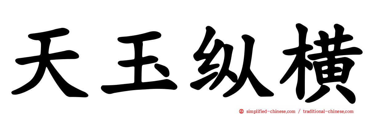 天玉纵横