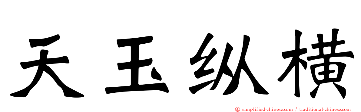 天玉纵横