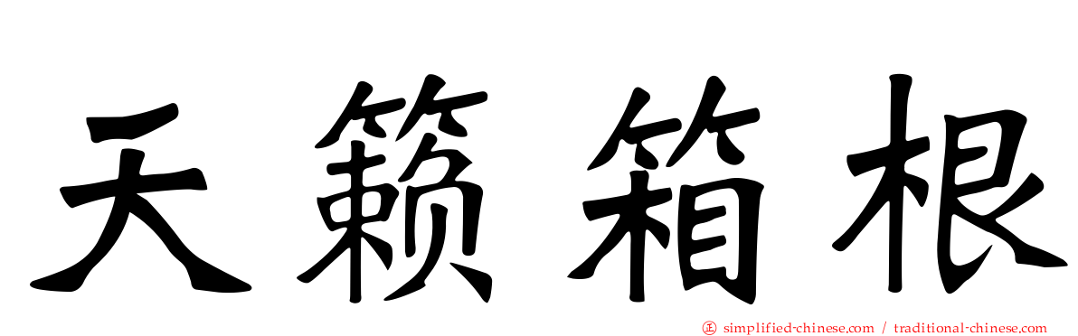 天籁箱根