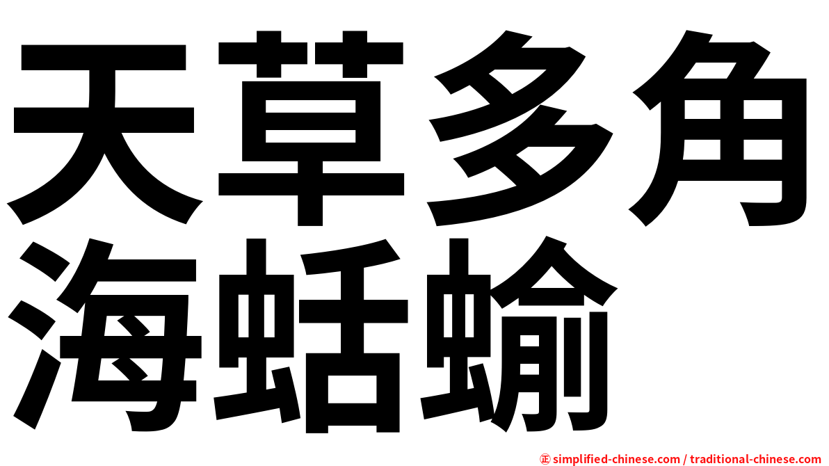天草多角海蛞蝓