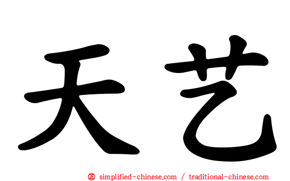 天艺