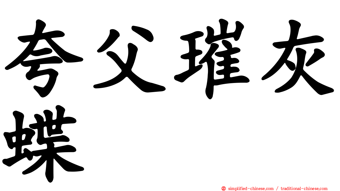 夸父璀灰蝶