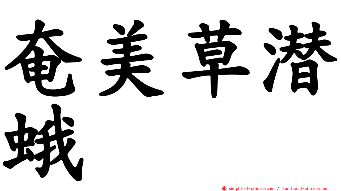 奄美草潜蛾