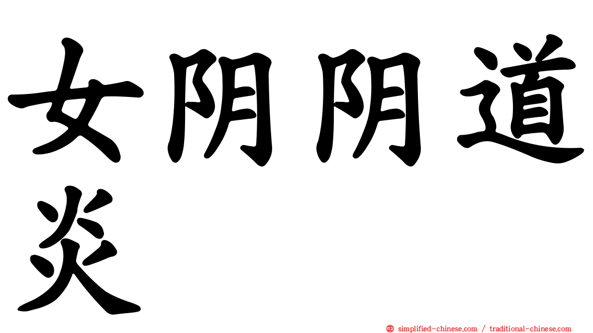 女阴阴道炎