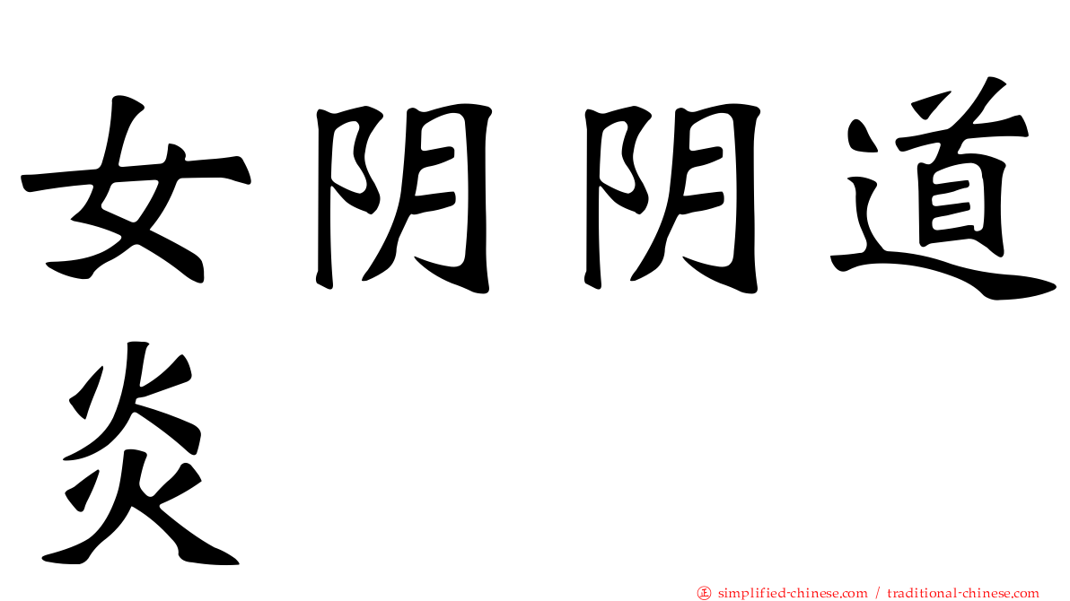 女阴阴道炎