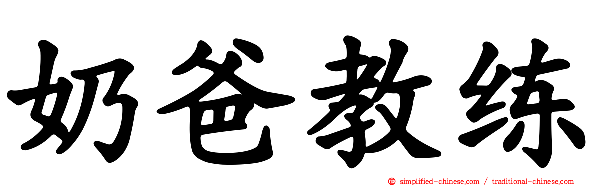 奶爸教练