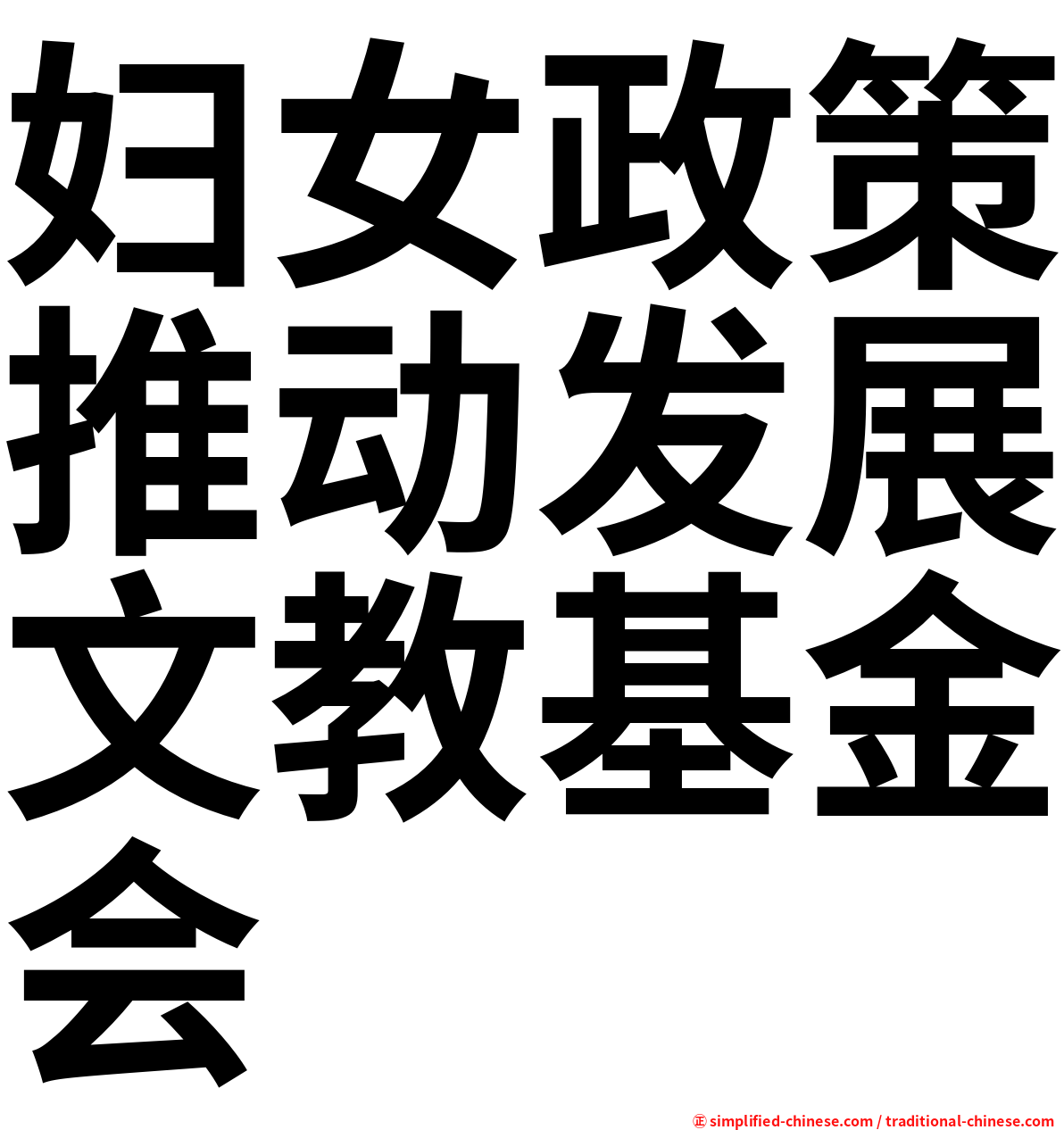 妇女政策推动发展文教基金会