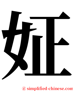 姃 serif font