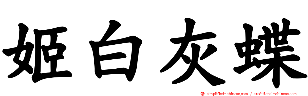 姬白灰蝶