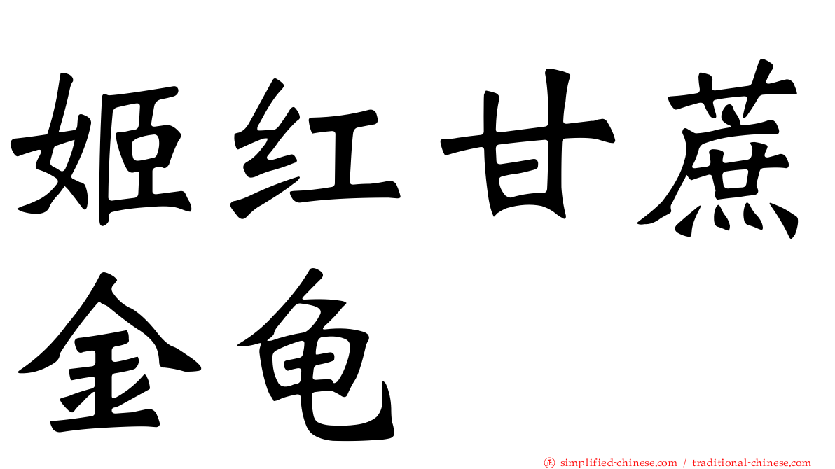 姬红甘蔗金龟