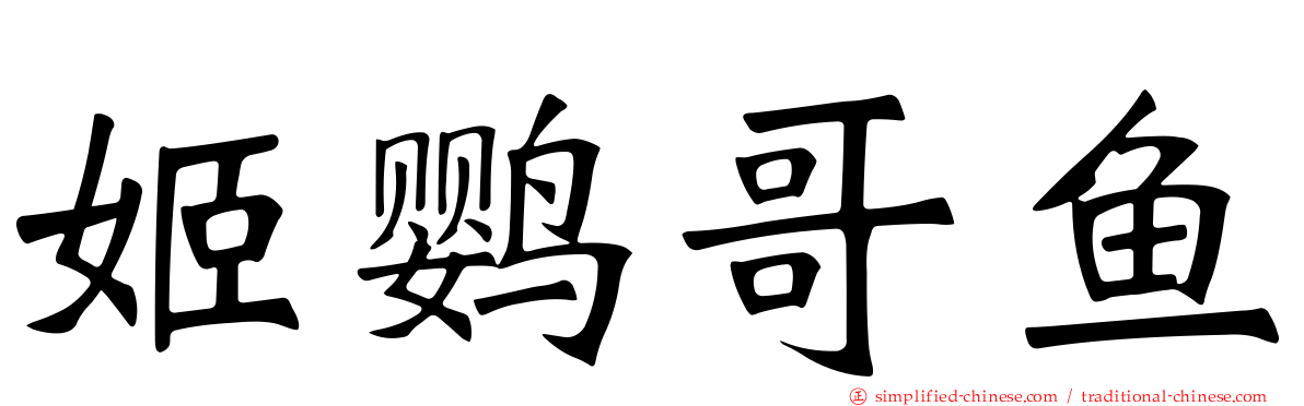 姬鹦哥鱼