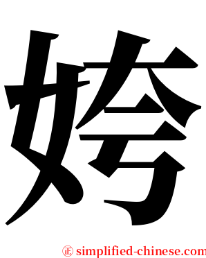 姱 serif font