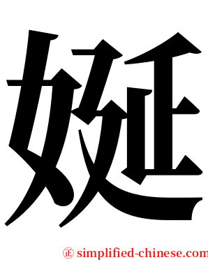 娫 serif font