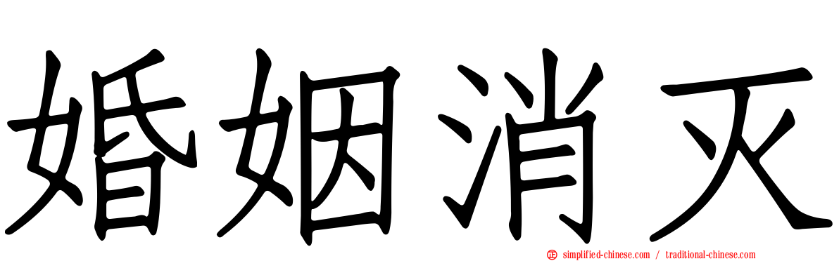 婚姻消灭
