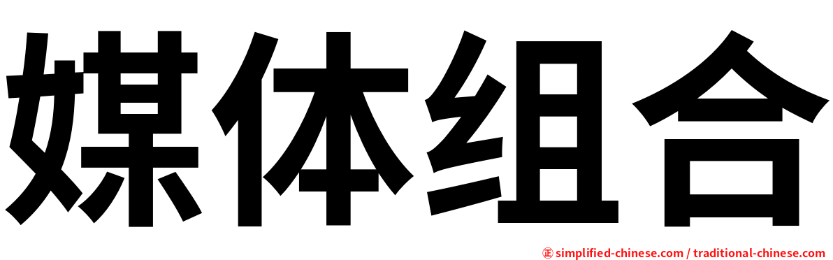 媒体组合