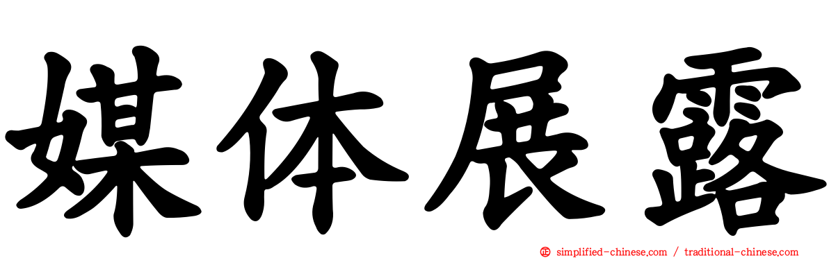 媒体展露