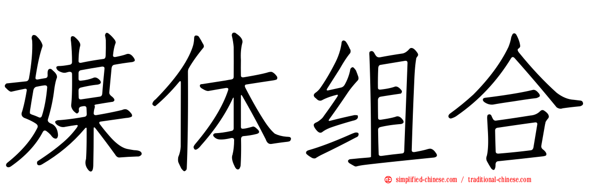 媒体组合