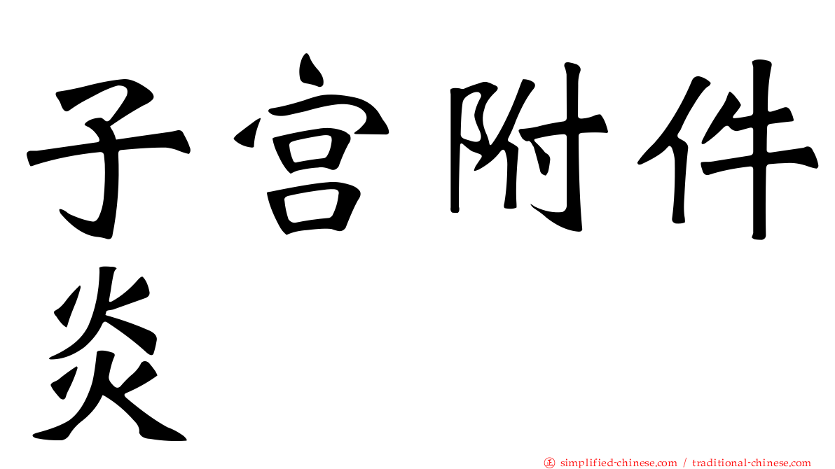 子宫附件炎