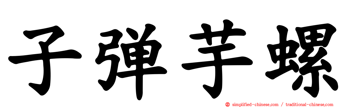子弹芋螺