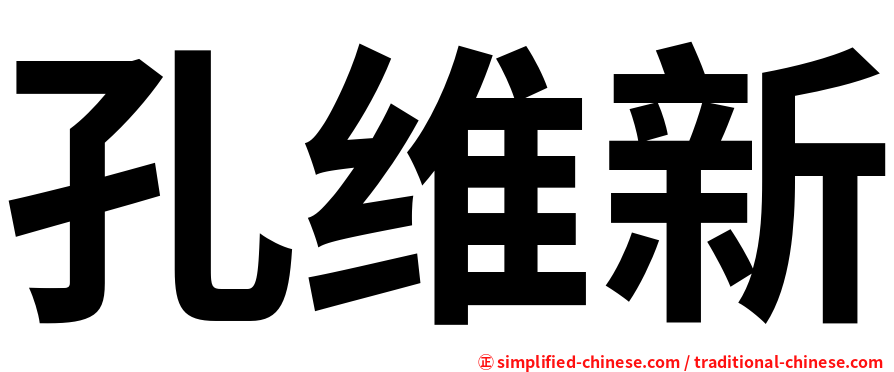 孔维新