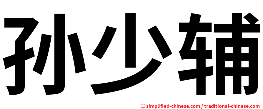 孙少辅